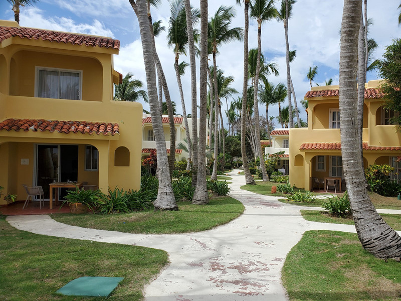 Dominican Republic - Punta Cana - our apartment on the left