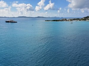 British Virgin Islands with a view of the U.S. Virgin Islands
