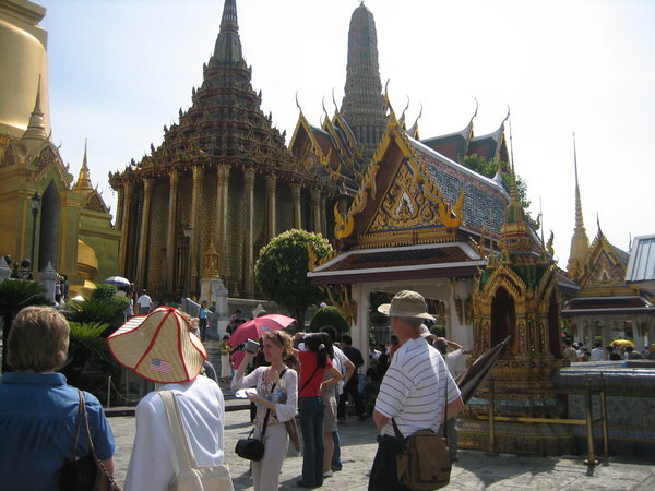 Touring the Temple of the Emerald Buddha