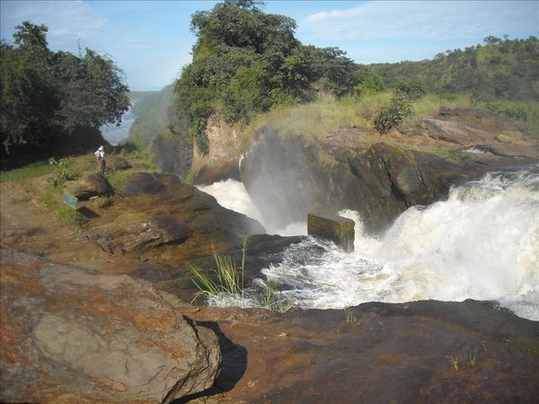 Murchson Falls as seen from above