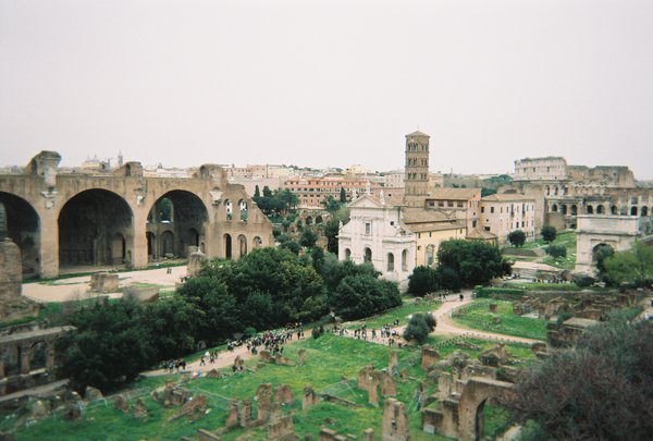 View of Forum from Palatine Hill