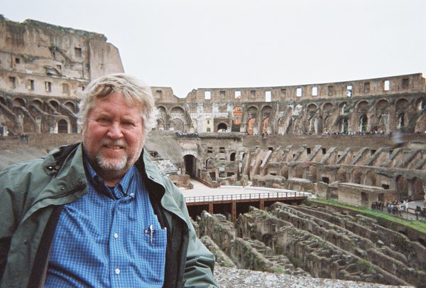 Bob at the Colosseum