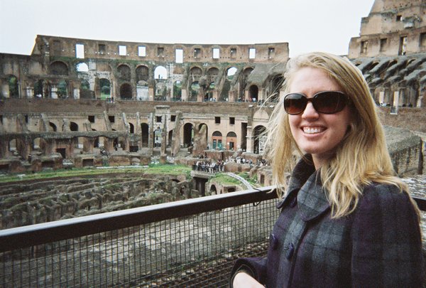 Tamara at the Colosseum