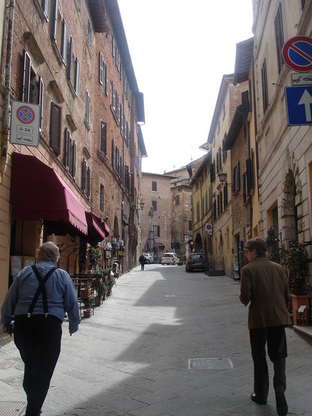 Main street of Montepulciano
