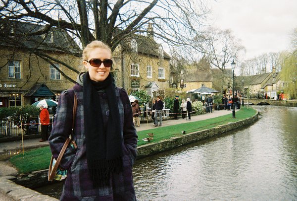 Tamara at Bourton-on-the-Water, Cotswolds