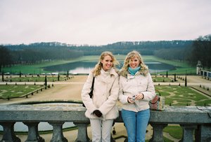Tamara and Rosanna at Versailles