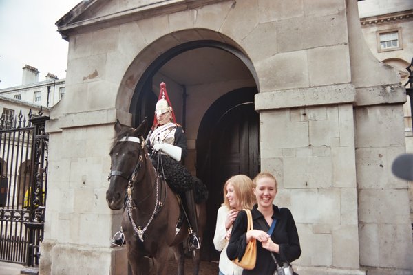 Rosanna and Tamara with Horse Guard