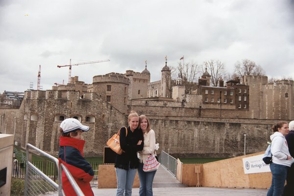 Will, Tamara and Rosanna in front of the Tower of London