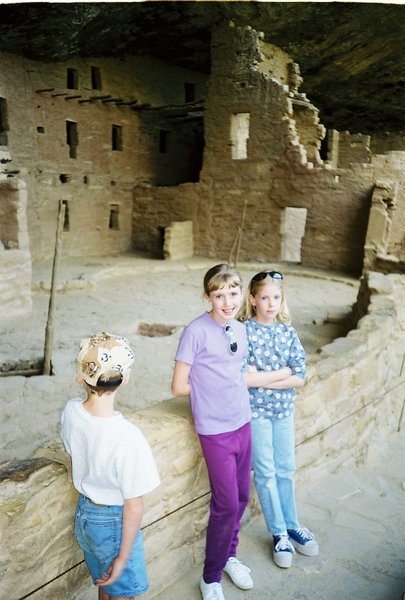 Will, Tamara and Rosanna at Mesa Verde Cliff Dwelling