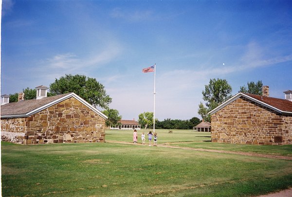 Fort Larned on the Santa Fe Trail