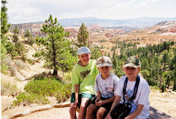 Tamara, Will, and Rosanna at Bryce Canyon NP