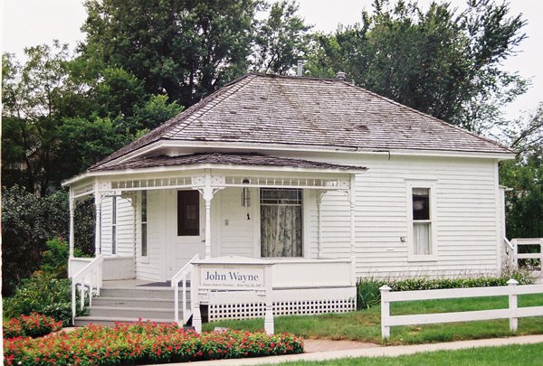 John Wayne's boyhood home in Winterset, Iowa