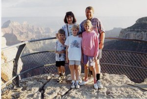 Family at the Grand Canyon
