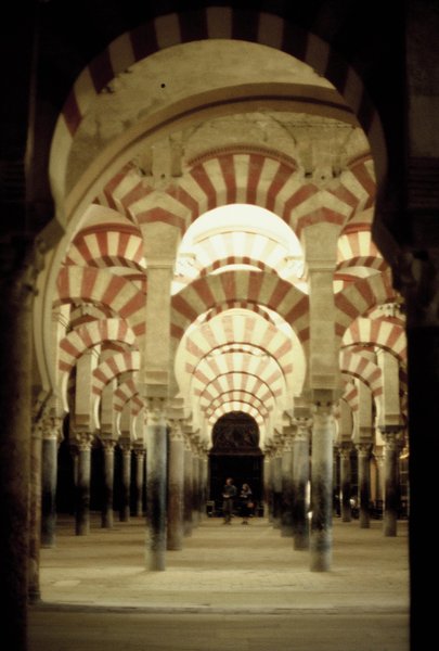 Interior of Catherdral-Mosque in Cordoba