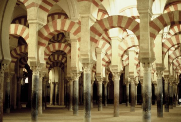 Interior of Catherdral-Mosque in Cordoba