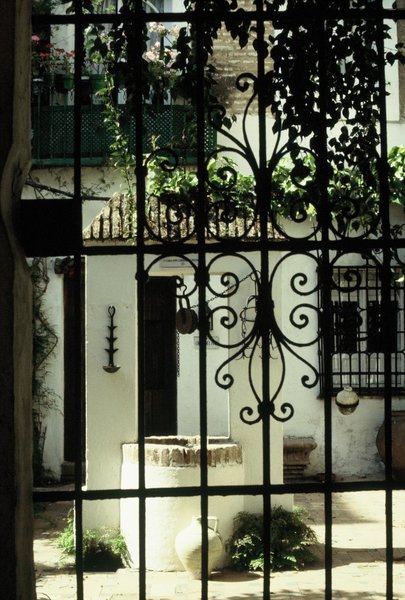 Courtyards in Backstreets of Seville