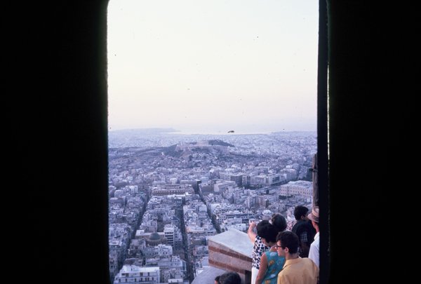 Athens from a Greek Orthodox Church on the top of a hill