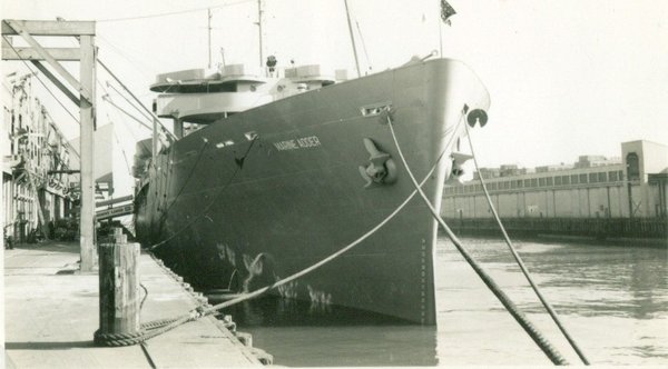 Maritime Adder - the ship my parents took to China
