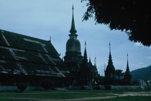 Temple in Chiang Mai near our home where we lived in 1974-75