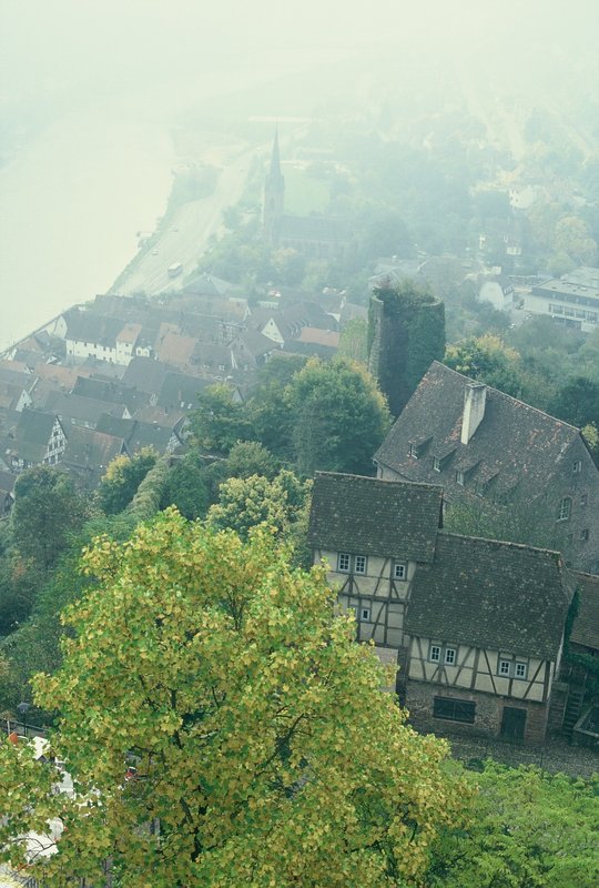 View of town from the castle