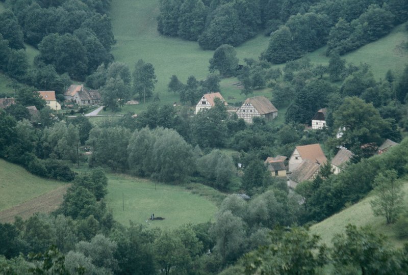 The Tauber Valley viewed from Rothenberg