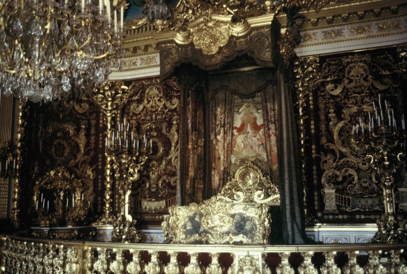 King Ludwig II bedroom at Herrenchiemsee Castle