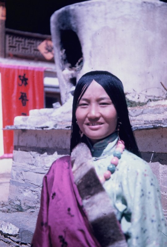Wealthy Tibetan woman