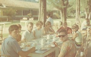 Class of '68 having breakfast on Senior Sneak