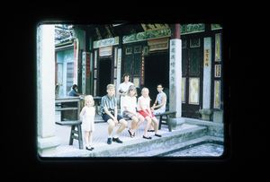 Carol, Bob, Mom, Sue and Judy at the Penang Chinese Snake Temple