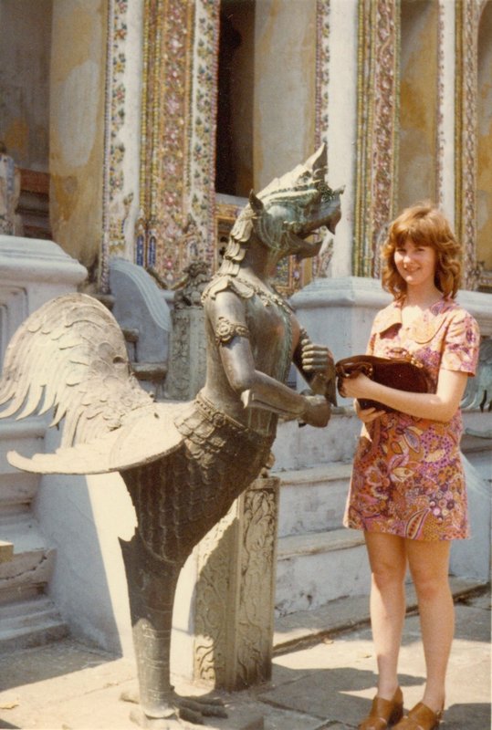 Linda with a Garuda