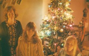 Christmas Eve at our Home with Mom, Linda and Carol