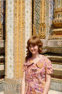 Linda at the Temple of the Emerald Buddha