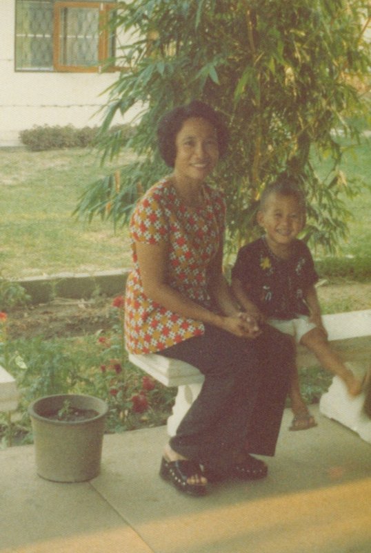 Our Thai/Chinese maid with her son