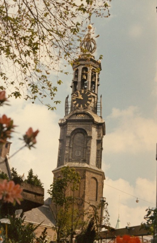 Church tower in Amsterdam