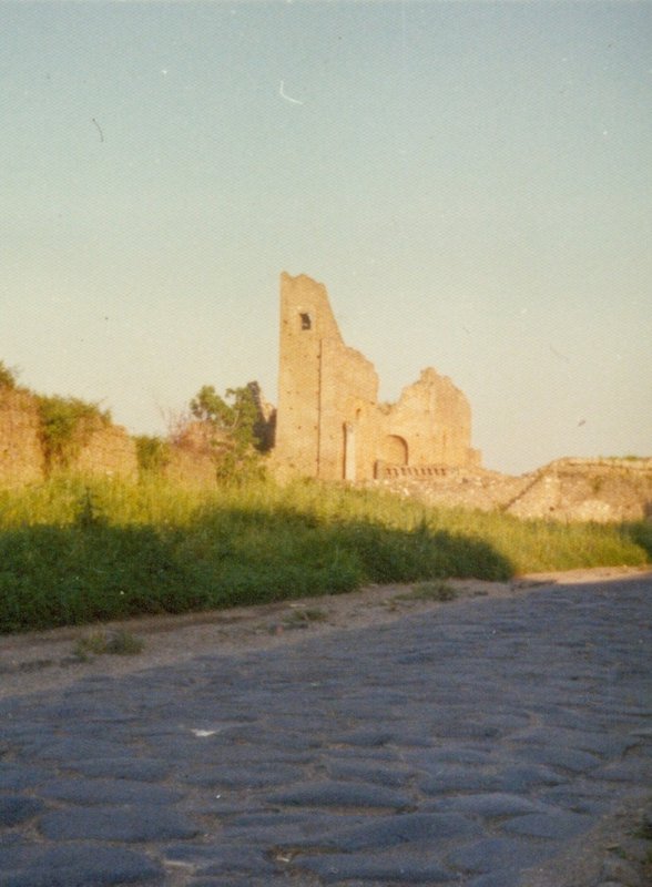 The Appian Way south of Rome