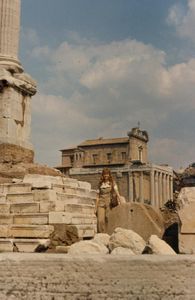 Linda in the Roman Forum