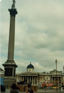 Trafalgar Square at the National gallery