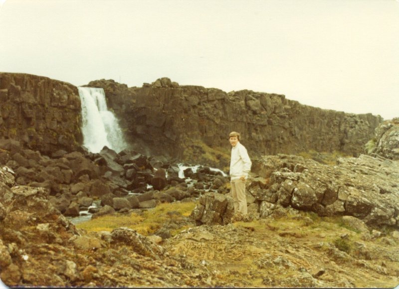 Bob at Gullfoss Waterfalls
