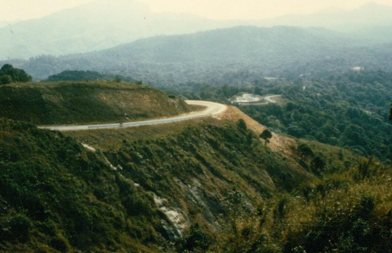 A view of the road at completion
