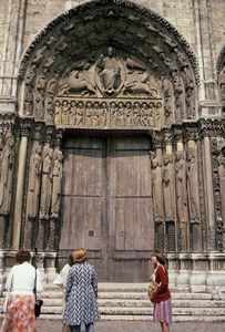 Main door of Chartres Cathedral