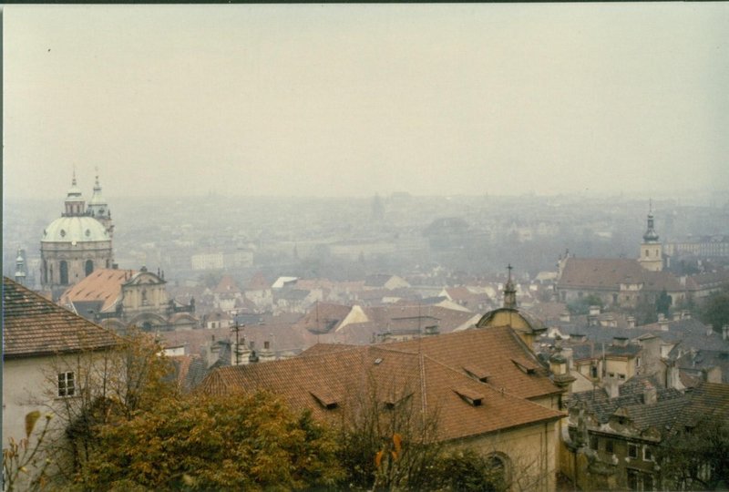 View of Prague from St Vitus Cathedral