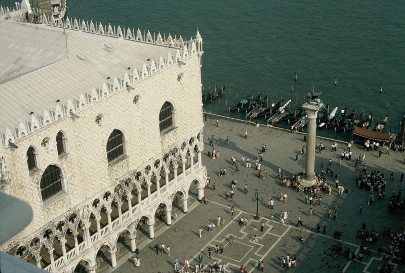 Doges Palace from above
