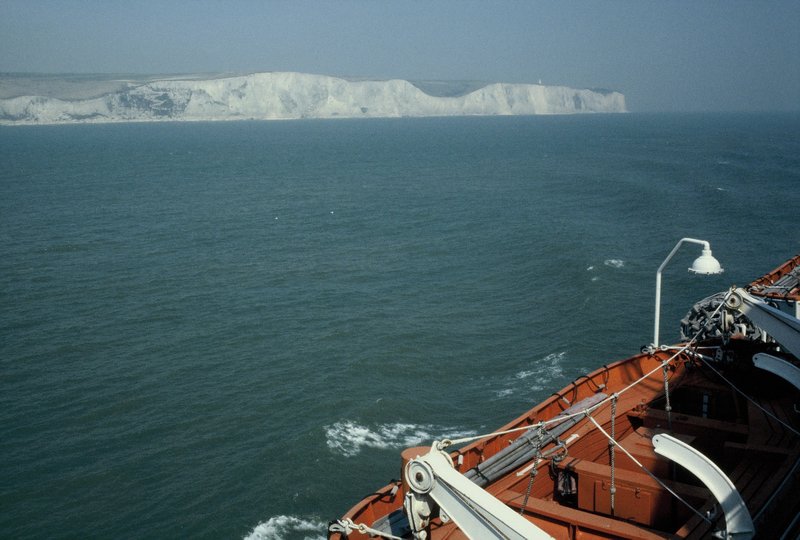 Approaching the White Cliffs of Dover