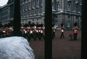 Changing of the Guard in the rain