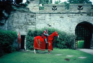 Knight at Warwick Castle