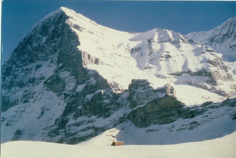 The Eiger seen from Keine Scheidegg