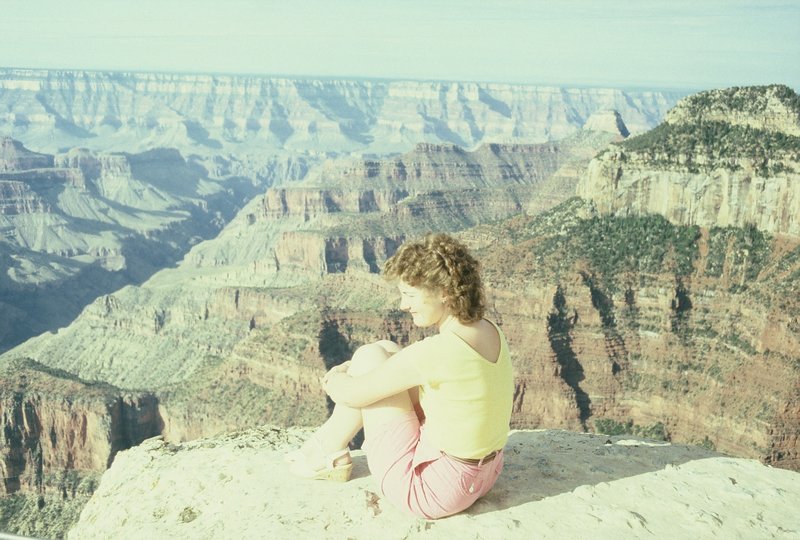Linda at Grand Canyon National Park