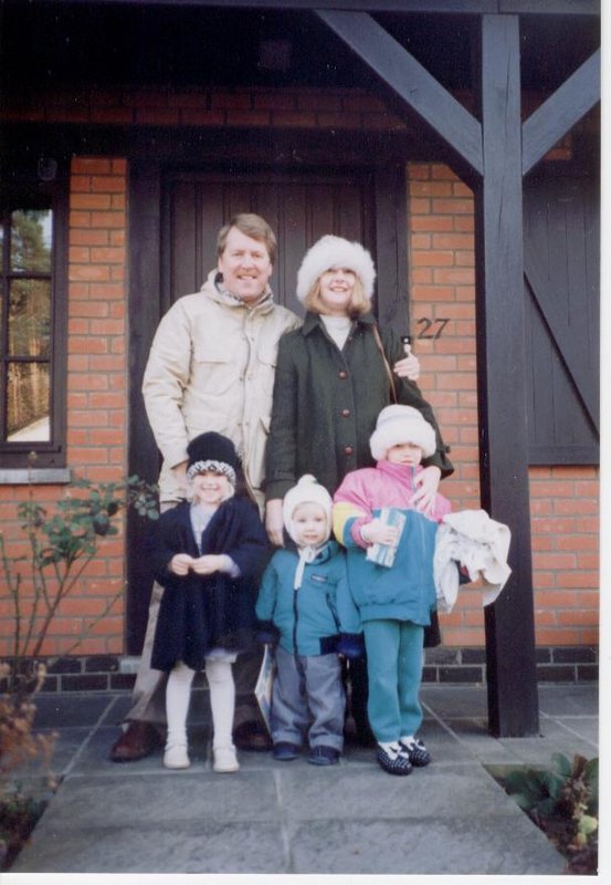 Family at Hannekensboslann 27, Overijse