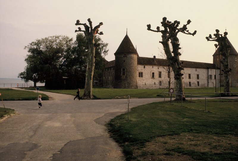 Nyon Castle on Lake Geneva