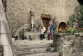 Alyssa, Sue, Brendan and Vovo at the Castle of Chillon